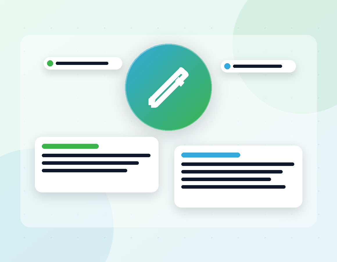 Illustration of academic copyediting and scholarly editing