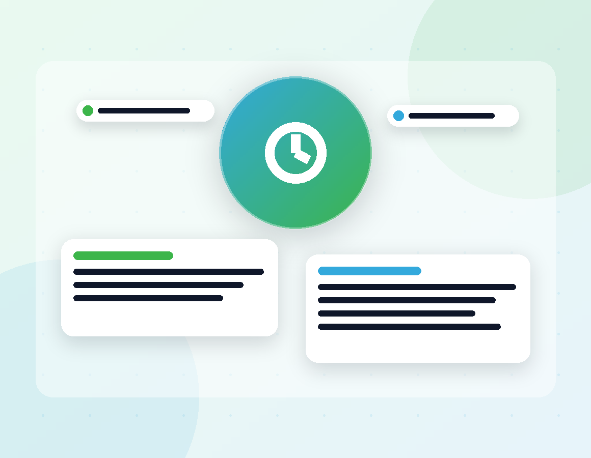 Illustration of microlearning modules