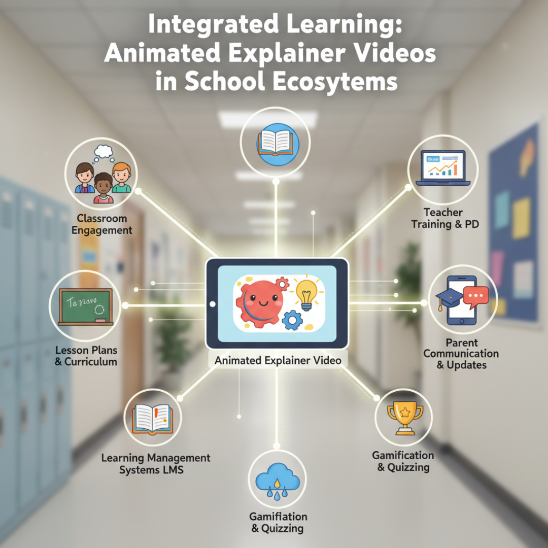 How animated explainer videos Integrates with school ecosystems
